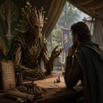 Thread 'A woodandrid negotiating with a human'